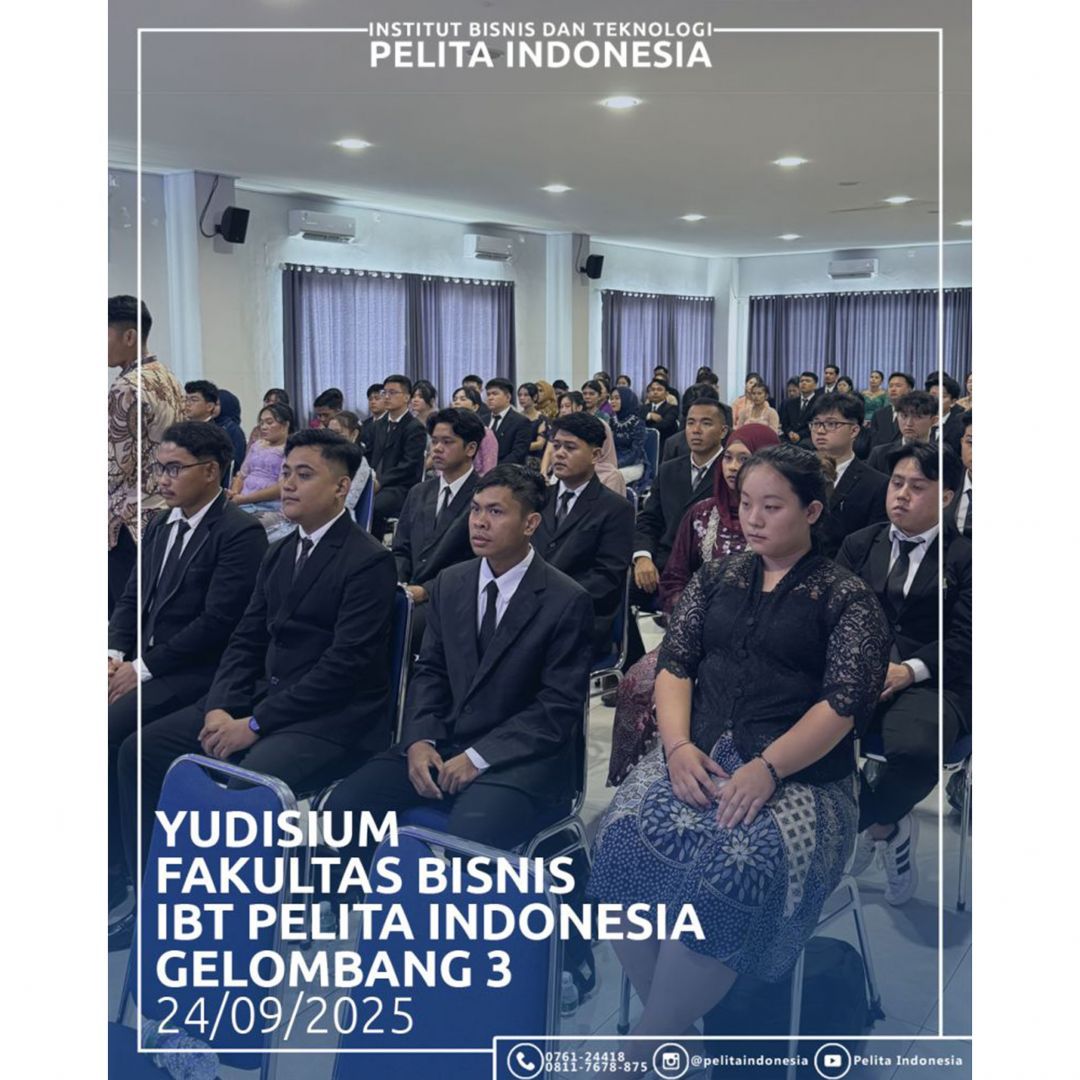 Yudisium III Fakultas Bisnis IBT Pelita Indonesia Kukuhkan 97 Lulusan