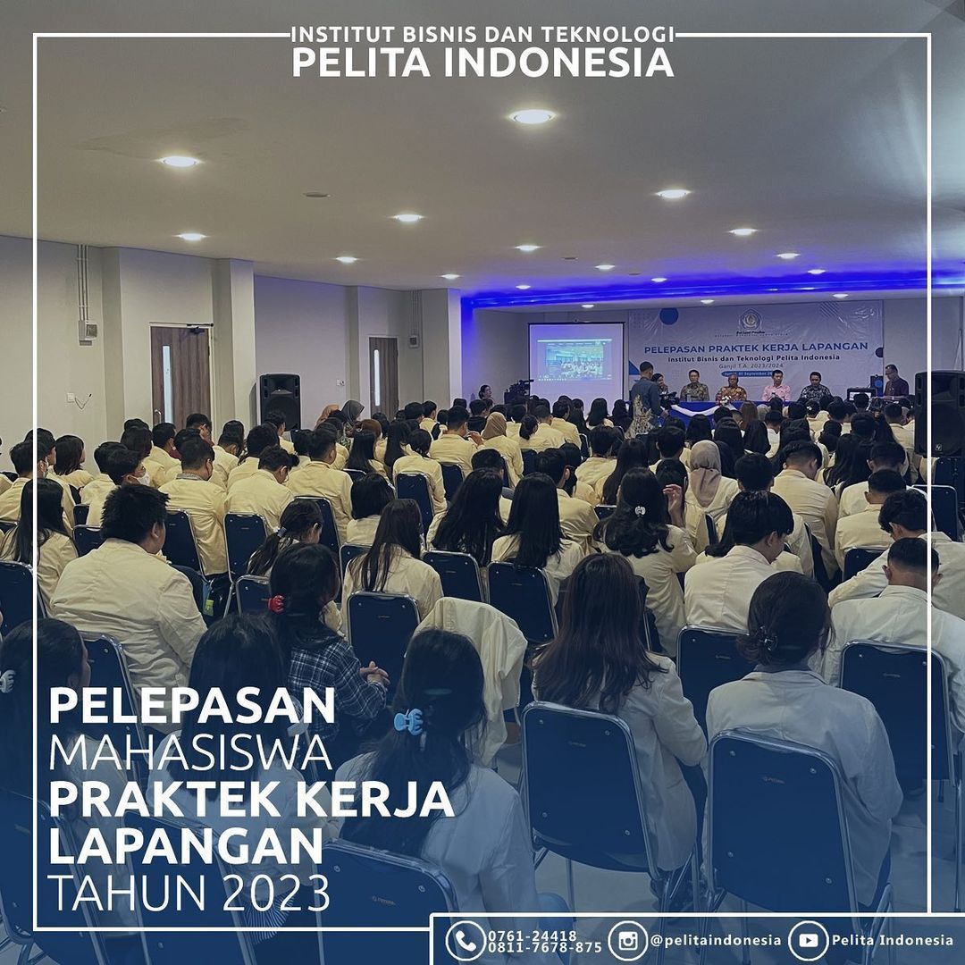 Pelepasan 510 Mahasiswa PKL IBT Pelita Indonesia Secara Simbolis