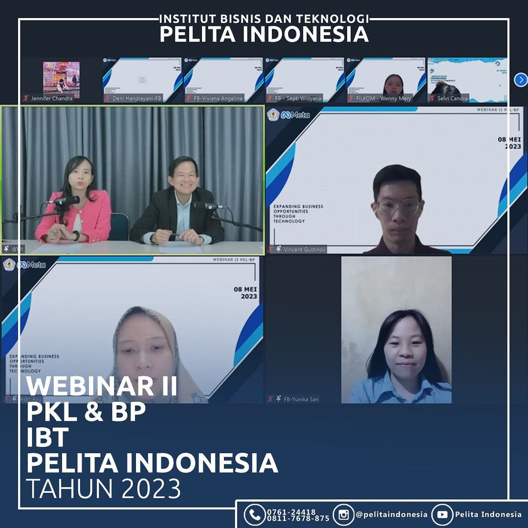 IBT Pelita Indonesia Sukses Gelar Webinar “Expanding Business Opportunities Through Technology”