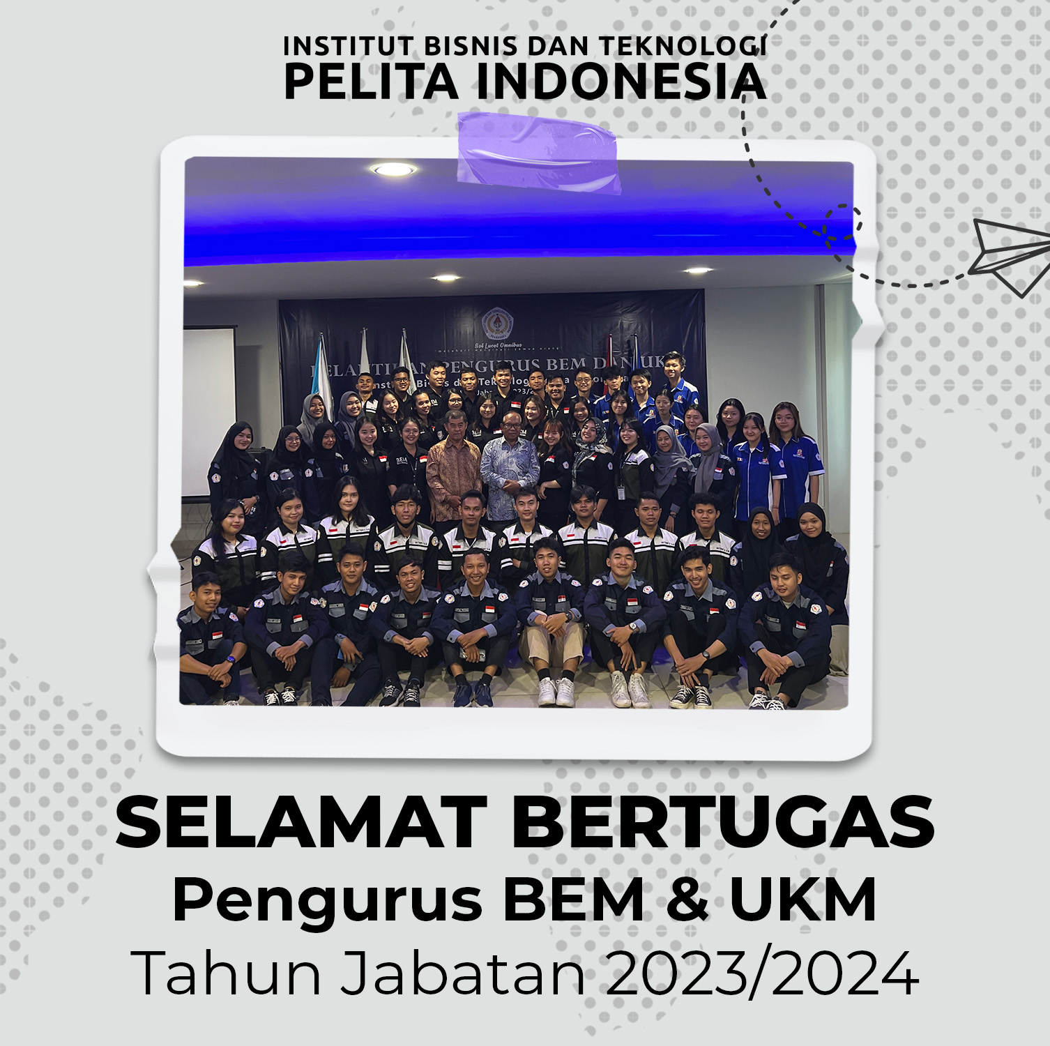 Nahkoda Baru BEM dan UKM IBT Pelita Indonesia